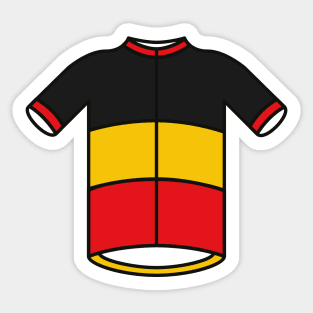 Belgium Cycling Jersey Sticker